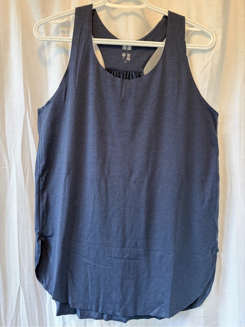 UNIQLO Airism Women's Navy Blue Sleeveless Tank Top